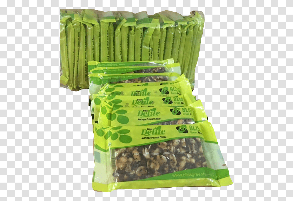 Bliss Delite Moringa Peanut Chikki Cashew, Plant, Diaper, Box, Vegetable Transparent Png