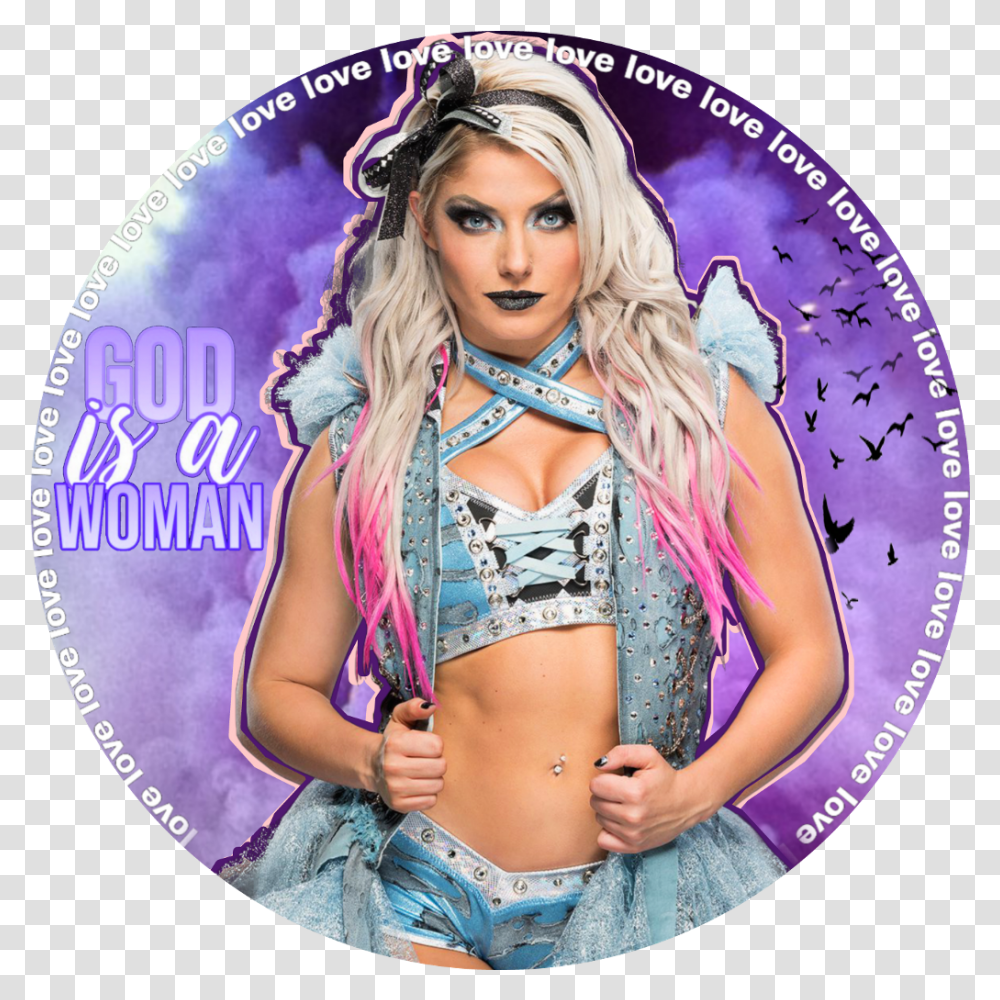 Bliss Wwe Alexa Bliss 2018, Costume, Person, Purple, Female Transparent Png