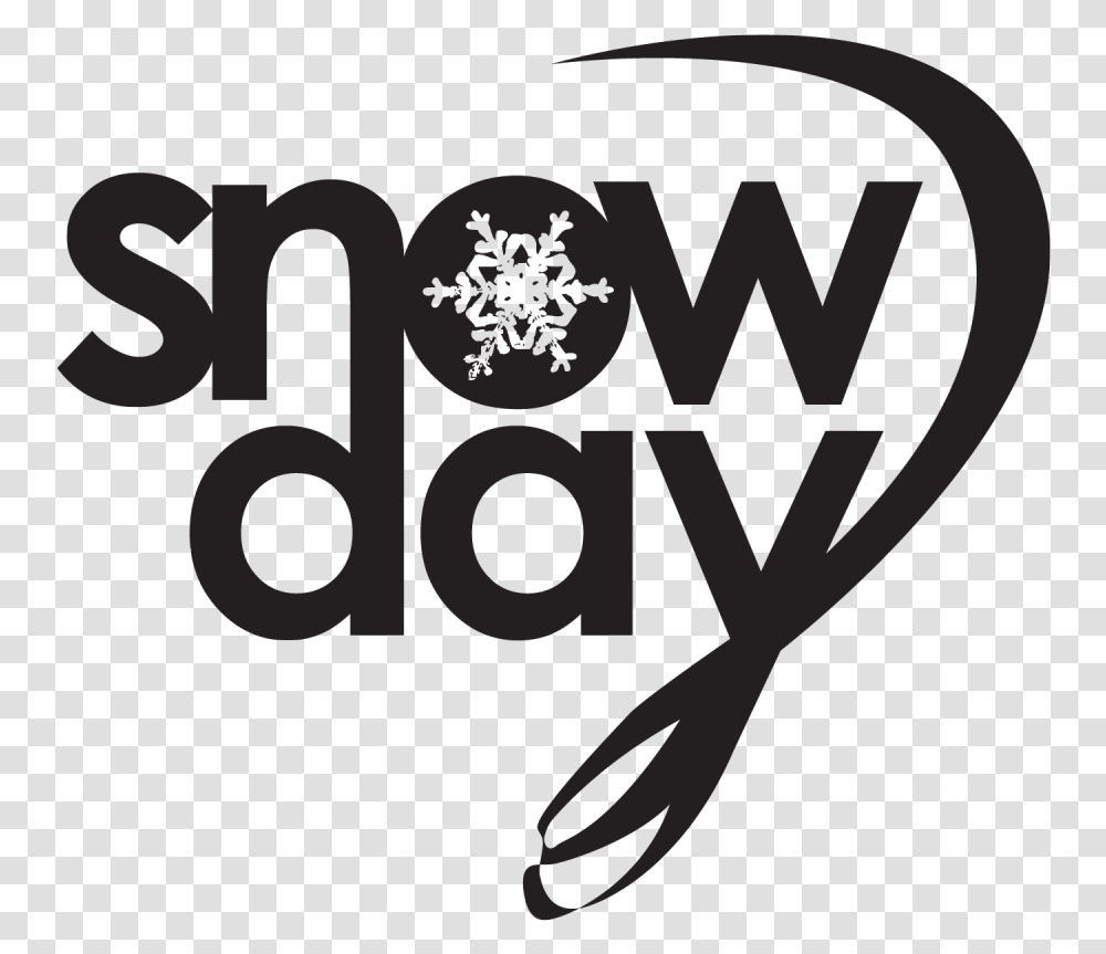 Blizzard Clipart Snow Day Snow Day Clipart Black And White, Hand, Photography, Stencil Transparent Png