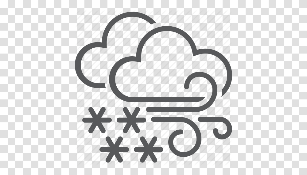 Blizzard Clouds Snow Storm Weather Icon, Alphabet, Number Transparent Png