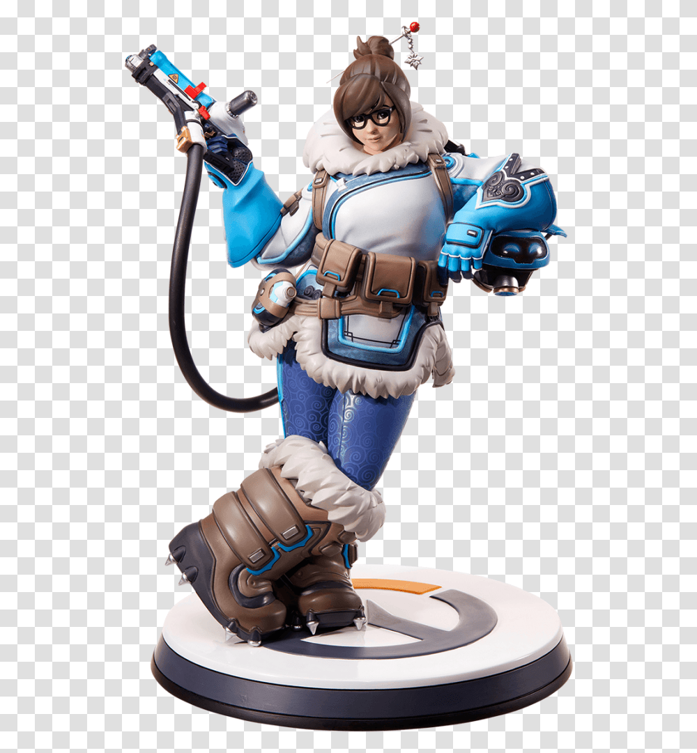 Blizzard Mei Statue, Toy, Person, Human, Helmet Transparent Png
