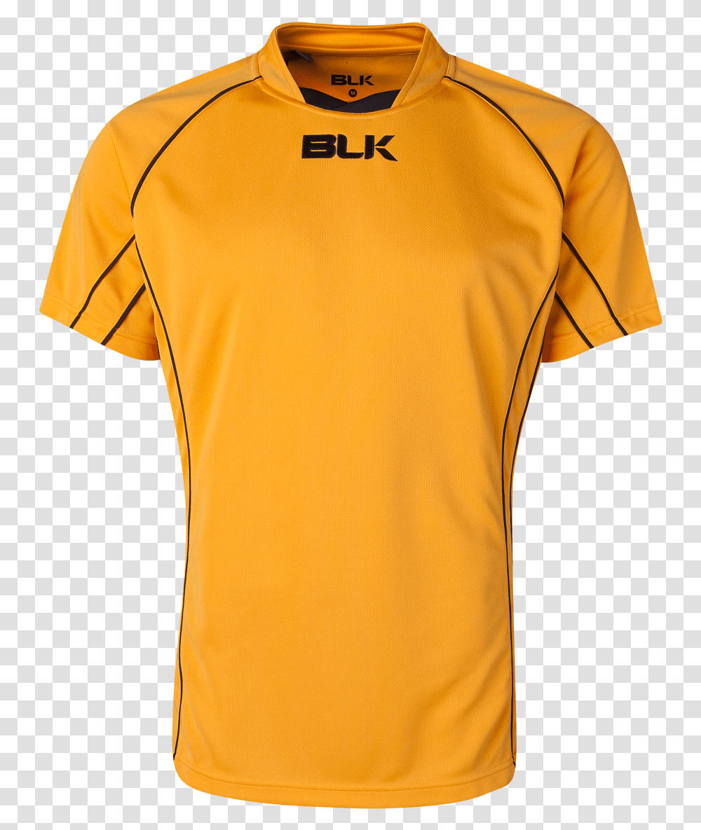 Blk Gold Icon Rugby Training Jersey World Rugby Shop Short Sleeve, Clothing, Apparel, Shirt, T-Shirt Transparent Png