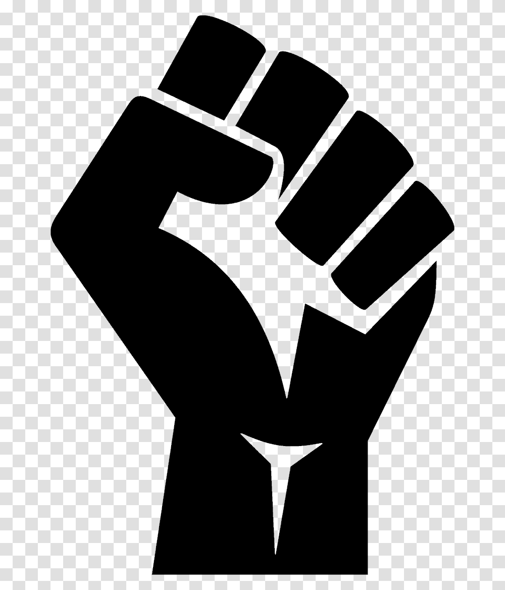 Blm, Hand, Fist, Cross Transparent Png