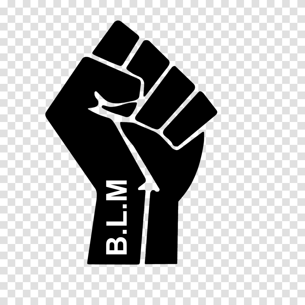 Blm, Hand, Fist, Stencil Transparent Png