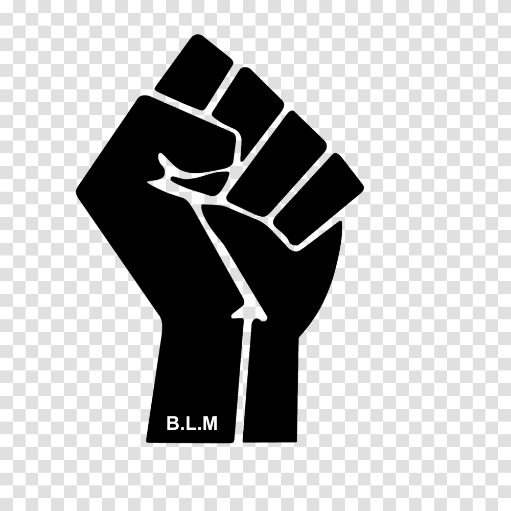 Blm, Hand, Fist, Stencil Transparent Png