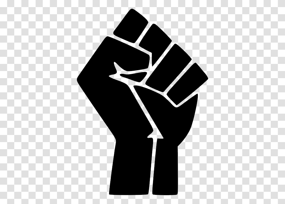 Blm, Hand, Fist, Stencil Transparent Png