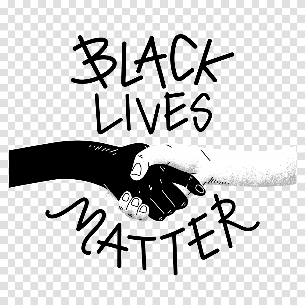 Blm, Hand, Stencil, Handshake, Holding Hands Transparent Png