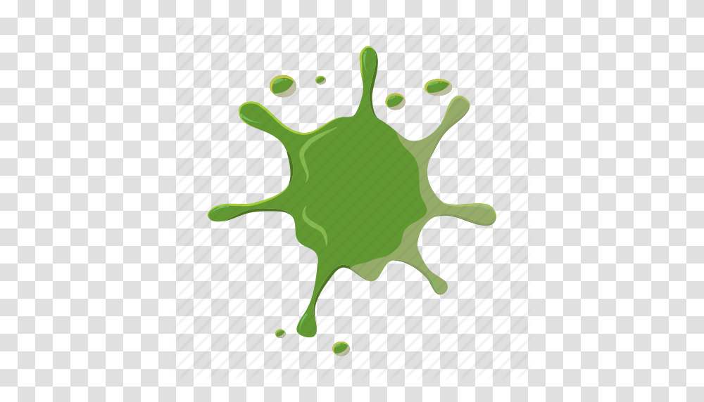 Blob Drip Mucus Slime Splash Splat Spot Icon, Green, Plant, Vegetable, Food Transparent Png