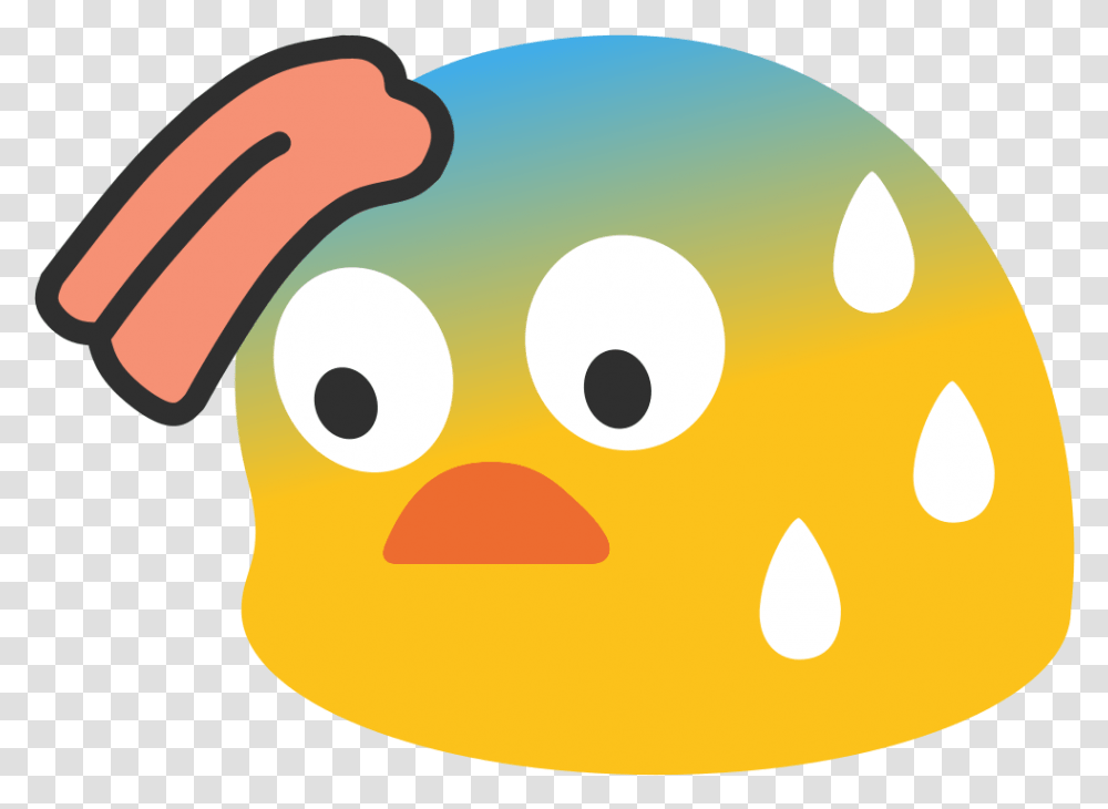 Blob Emojis Blob Sweat Emoji, Angry Birds, Food, Pac Man Transparent Png