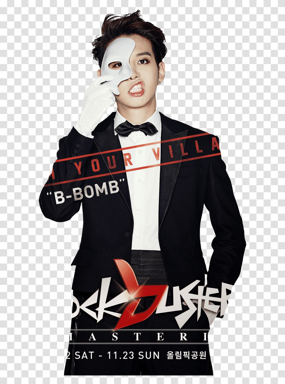 Block B Ukwon Joker, Tie, Sleeve, Person Transparent Png