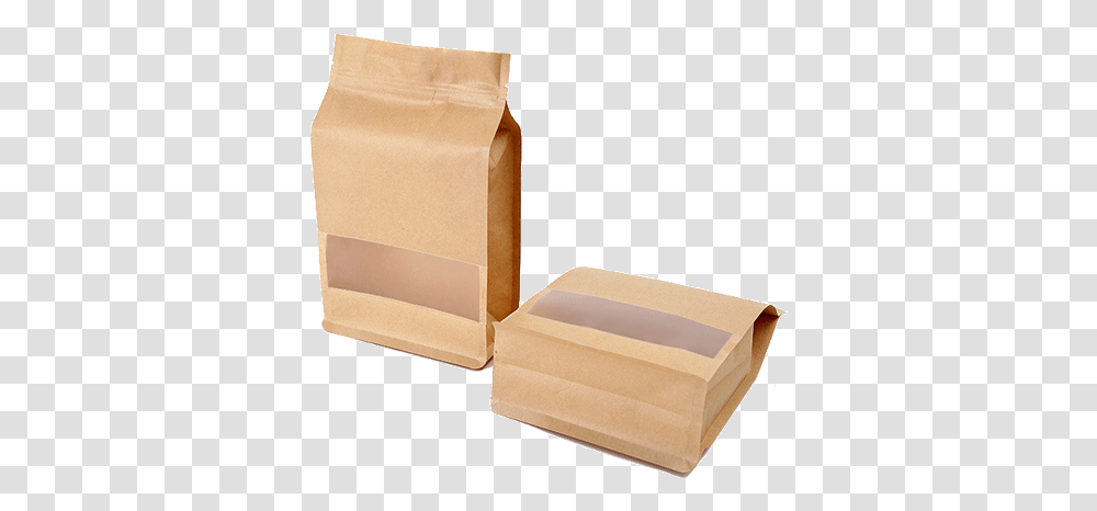 Block Bottom Paper Bags, Box, Cardboard, Carton Transparent Png