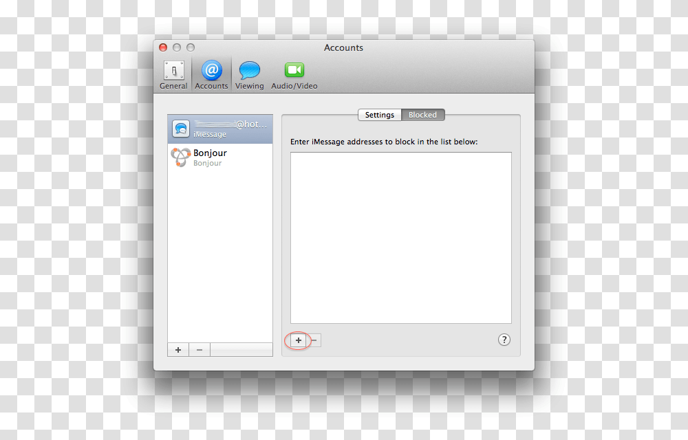 Block Contacts In Mavericks Message Os X 10.9 Messages, Word, File, Webpage Transparent Png