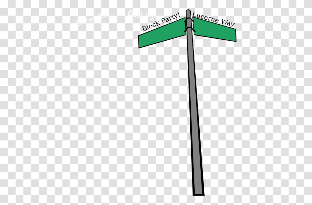 Block Party Clipart Block Party Street Sign, Axe, Tool, Utility Pole Transparent Png
