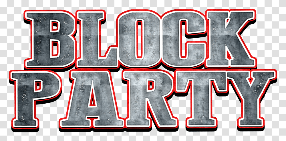 Block Party Logo Silver Transparent Png