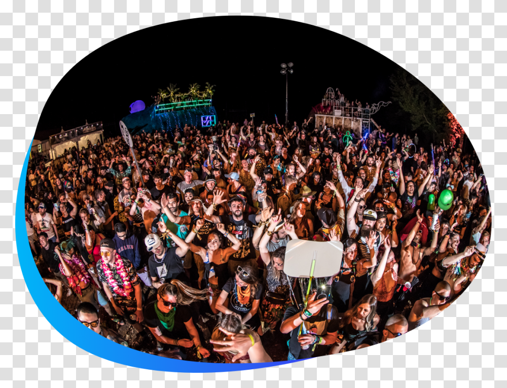 Block Party, Night Life, Person, Audience, Crowd Transparent Png