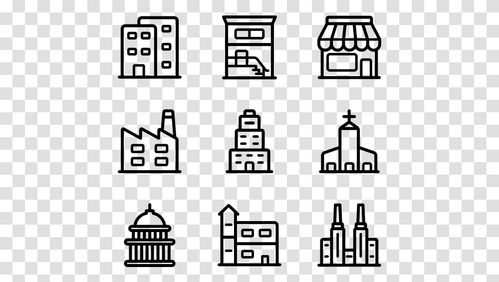 Block Vector Office Parking Icons Free Vector, Gray, World Of Warcraft Transparent Png