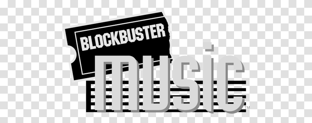 Blockbuster Music Stores Logo, Label, Number Transparent Png