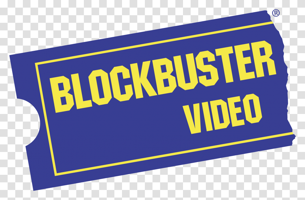 Blockbuster Video Logo Parallel, Text, Label, Paper, Symbol Transparent Png