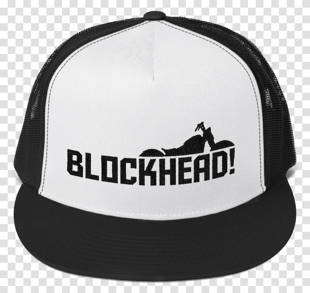 Blockcycle Trucker Hat Blockheadmoto Giant Trevally Trucker Cap, Apparel, Baseball Cap Transparent Png