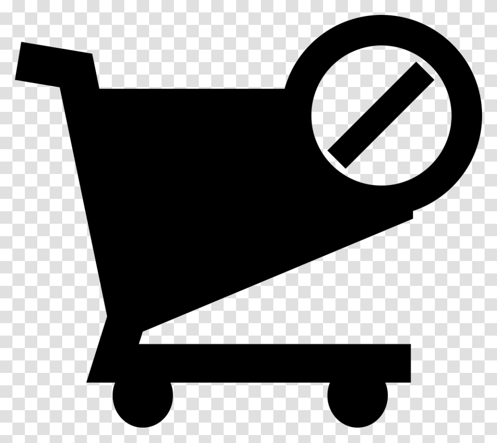 Blocked Shopping Cart E Commerce Symbol Shopping Cart, Axe, Tool, Hammer Transparent Png