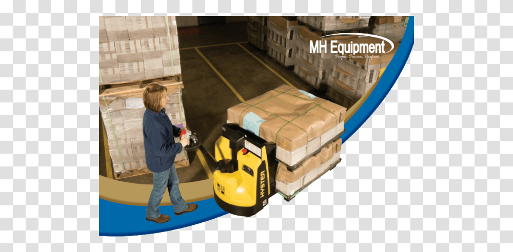 Blog Authorized Hyster & Yale Forklift Dealer Mh Equipment Package Delivery, Person, Wood, Pants, Clothing Transparent Png