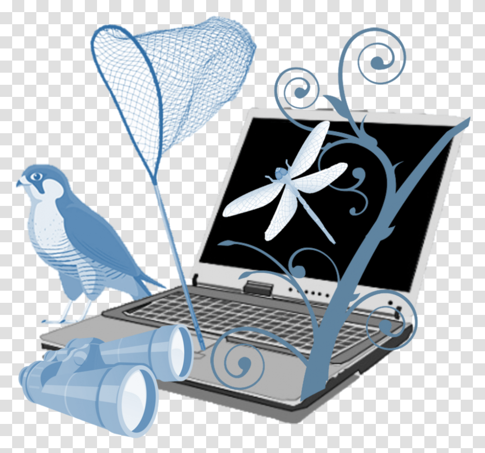 Blog Cutout Netbook, Bird, Animal, Pc, Computer Transparent Png