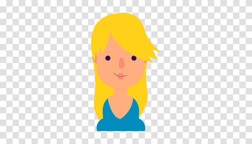 Blond, Silhouette, Face Transparent Png