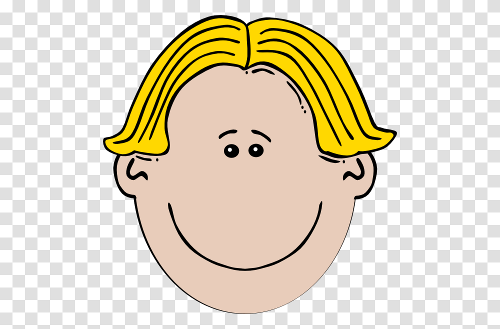 Blond Boy Clip Art, Face, Food, Label Transparent Png