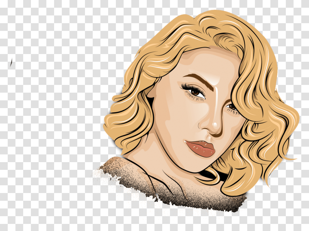 Blond, Head, Face, Hair, Female Transparent Png