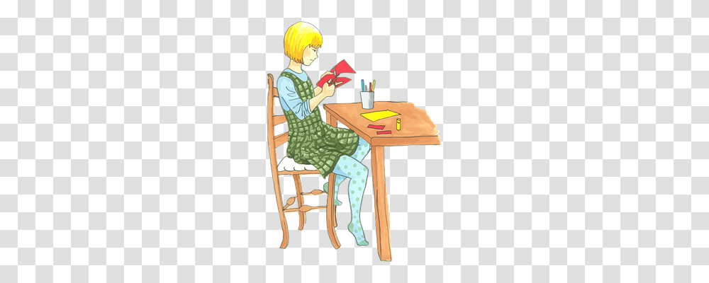 Blonde Person, Furniture, Table, Tabletop Transparent Png