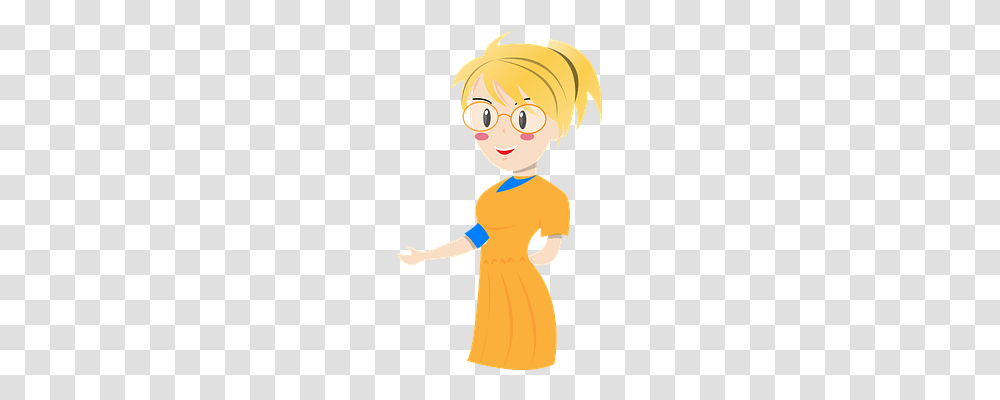 Blonde Person, Female, Sleeve Transparent Png