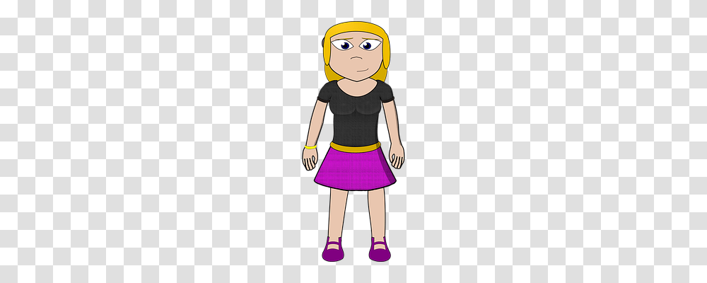 Blonde Person, Apparel, Skirt Transparent Png