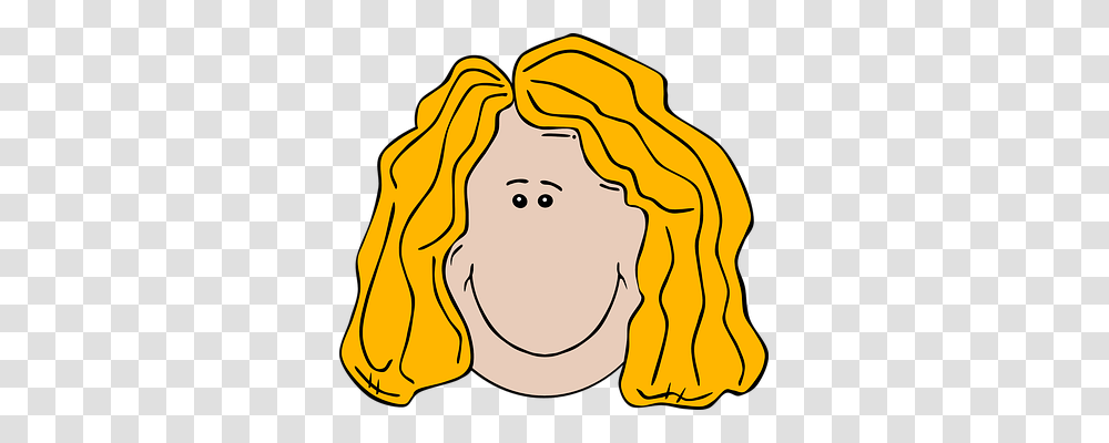 Blonde Person, Face, Drawing Transparent Png
