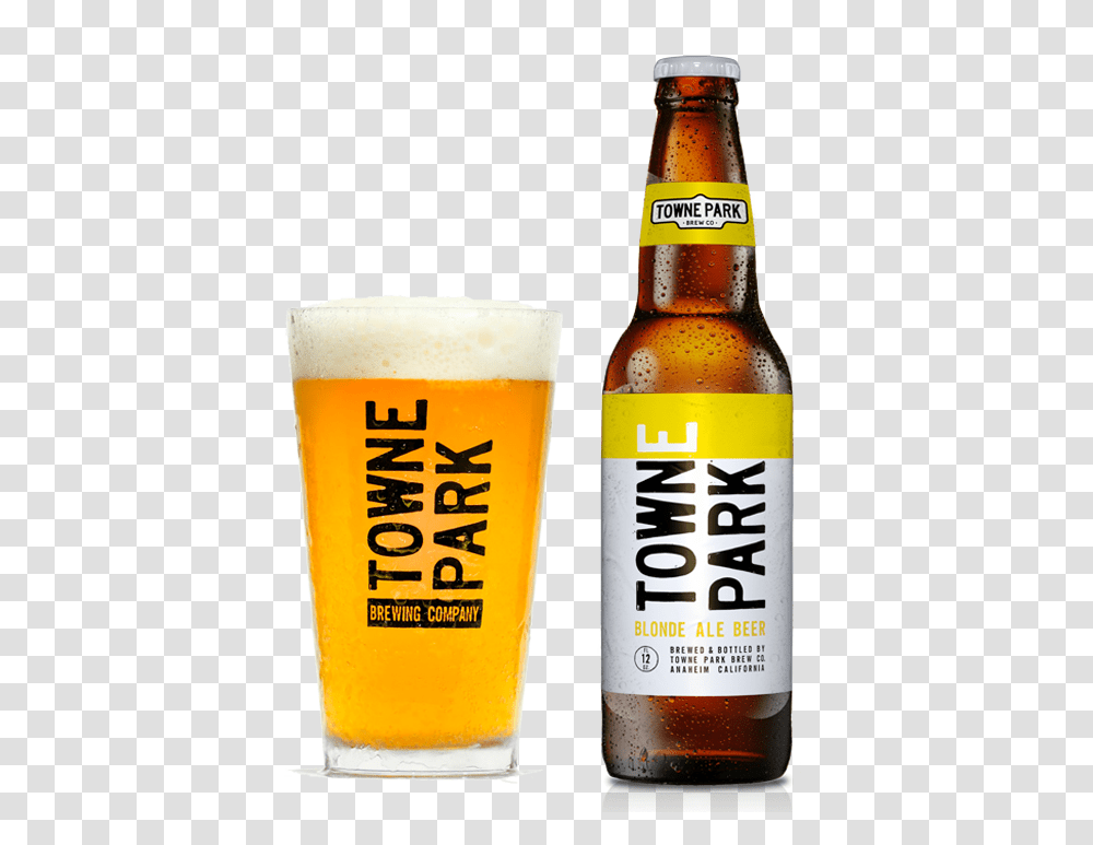 Blonde Ale Towne Park Brew, Beer, Alcohol, Beverage, Drink Transparent Png
