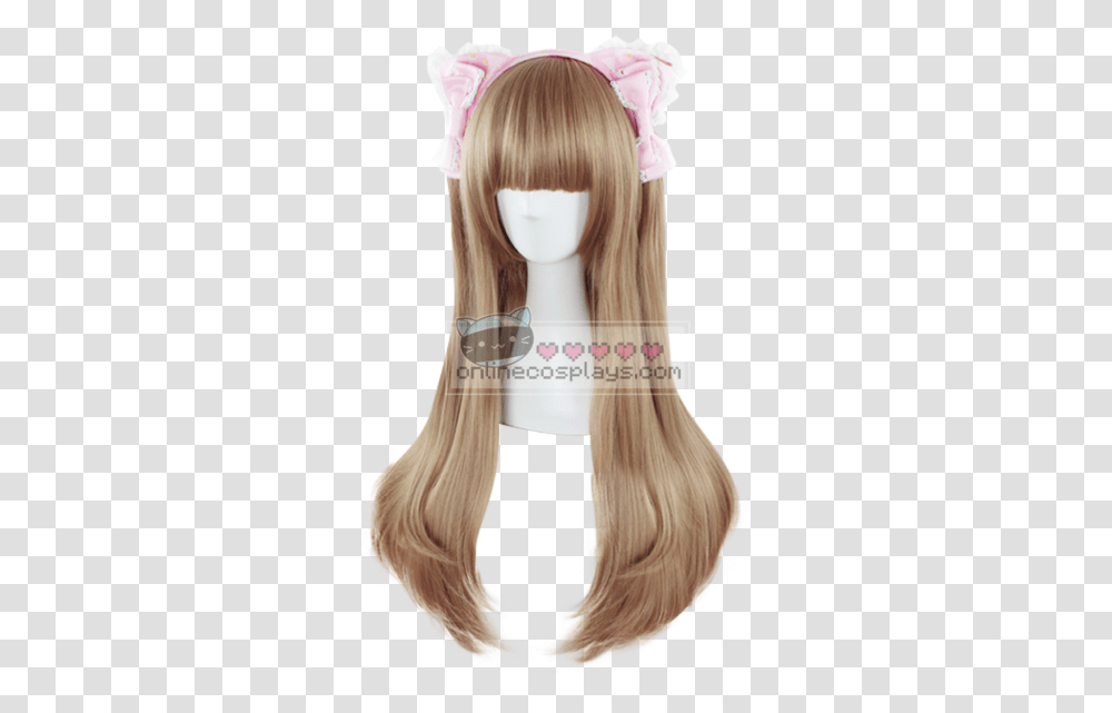Blonde Brown Straight Long Wig Oc306 Lace Wig, Hair, Person, Human Transparent Png