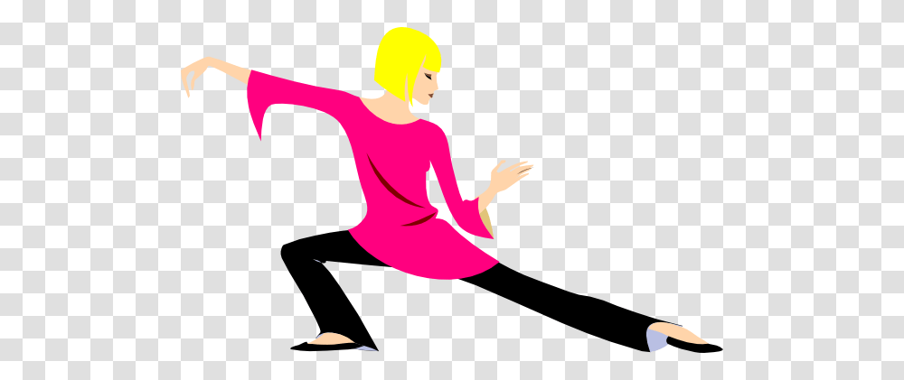 Blonde Clipart Dance Teacher, Fitness, Working Out, Sport, Person Transparent Png