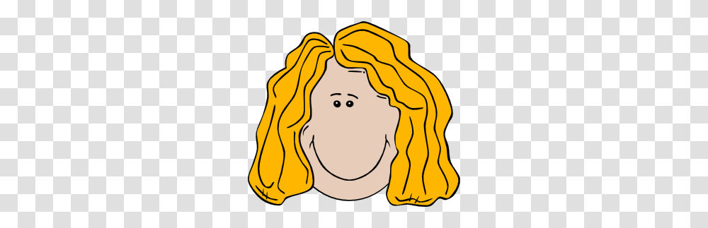 Blonde Clipart Mom, Face, Head, Female, Drawing Transparent Png