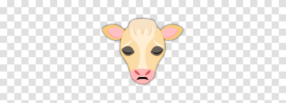 Blonde Cow Emoji Stickers For Imessage Dont Be Basic Chat, Mammal, Animal, Pig, Cattle Transparent Png