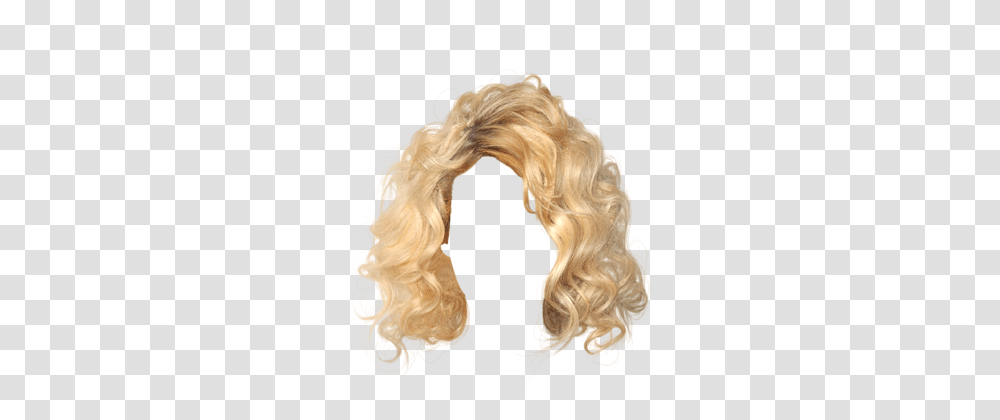 Blonde Curly Wig Hair Transparent Png