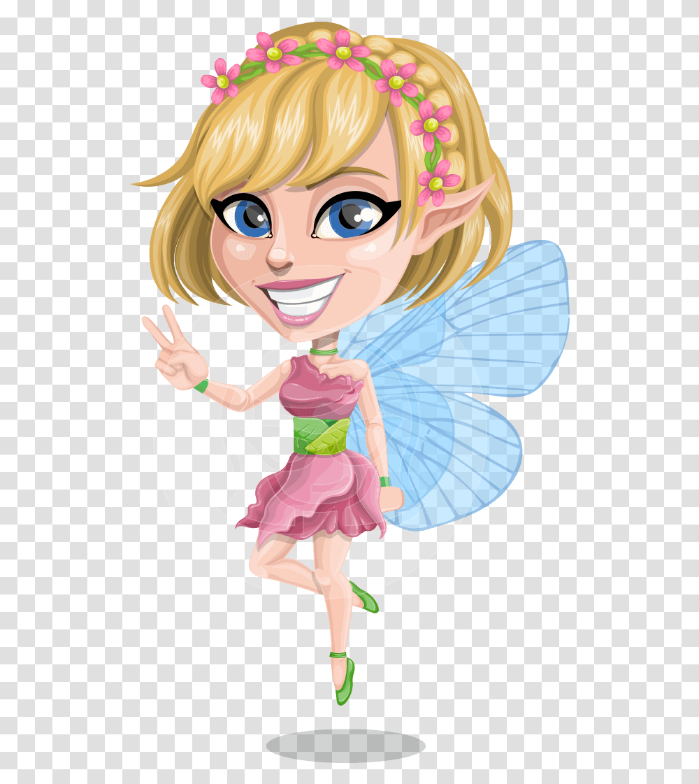 Blonde Fairy Cartoon Vector Character Aka Tally The Cartoon Money Fairy, Doll, Toy, Person Transparent Png