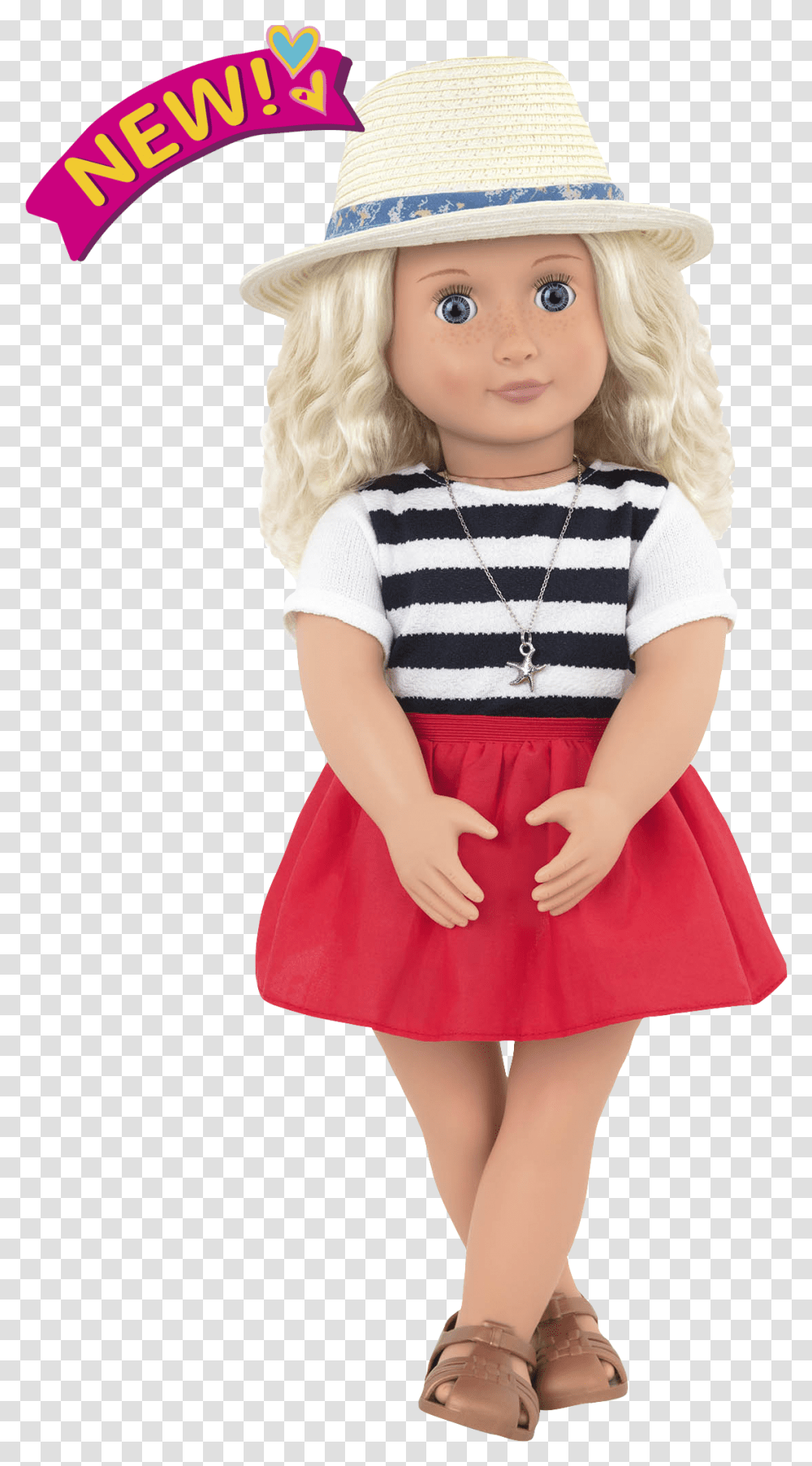 Blonde Girl Our Generation Doll Clarissa, Toy, Person, Human, Skirt Transparent Png