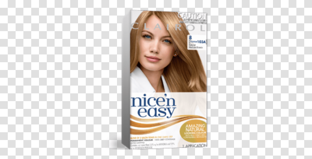 Blonde Hair Colour Clairol Nice And Easy Medium Blonde, Face, Person, Female, Woman Transparent Png