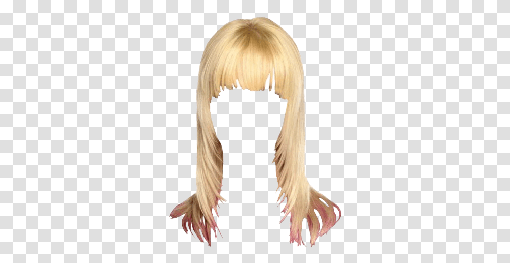 Blonde Hair Image Mart Blond Bangs Wig, Clothing, Person, Heel Transparent Png