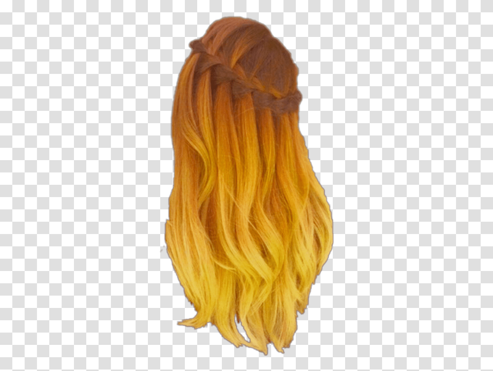 Blonde Hair Wig Rearview Purple Hair Color, Person, Human Transparent Png