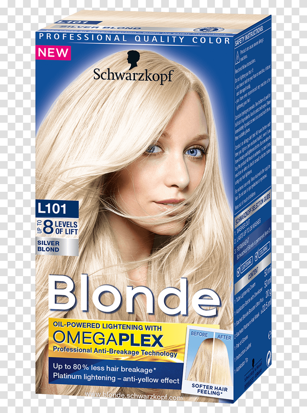 Blonde Lighteners L101 Silver Blond Nordic Silver Blonde, Poster, Advertisement, Flyer, Paper Transparent Png