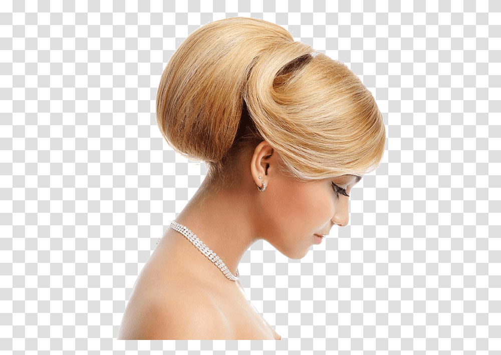 Blonde Picture Girl On White Background Profile, Hair, Person, Human, Accessories Transparent Png