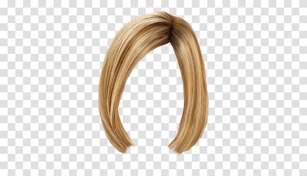 Blonde Shaped Hair Styling, Ponytail, Person, Human, Label Transparent Png