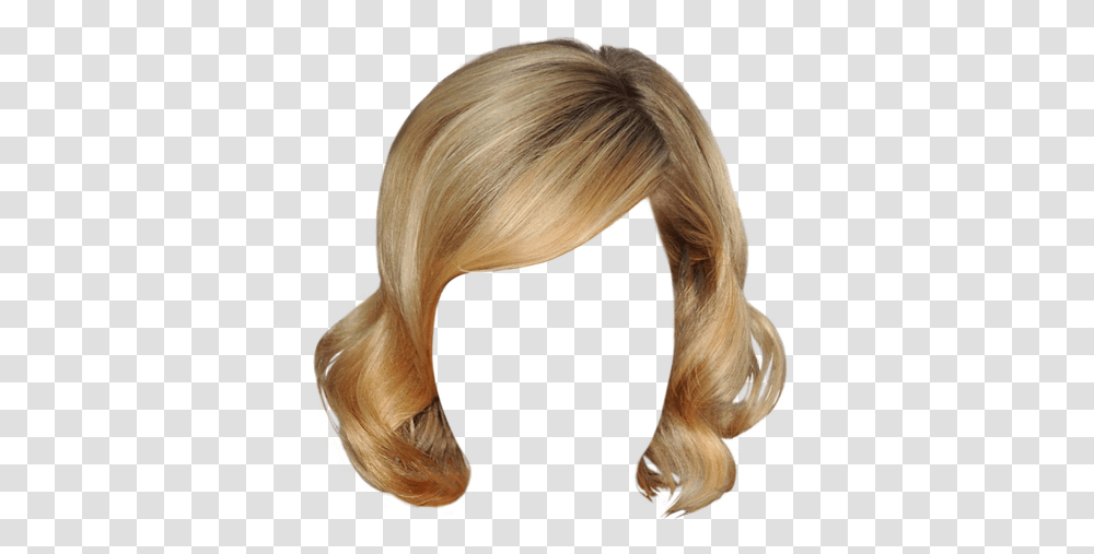 Blondewig Wigstickerremix Blonde Wig Background, Hair, Person, Human, Ponytail Transparent Png