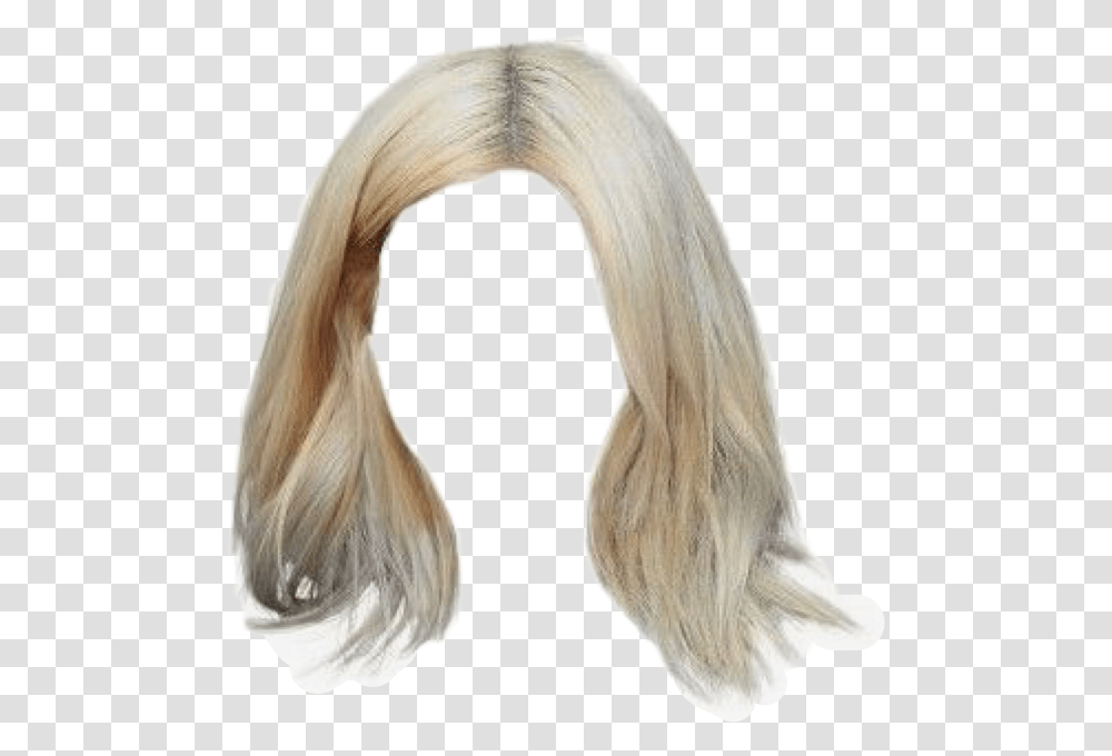 Blone Hair Art Love Summer Aesthetic Niche Nichememe Lace Wig, Person, Human Transparent Png