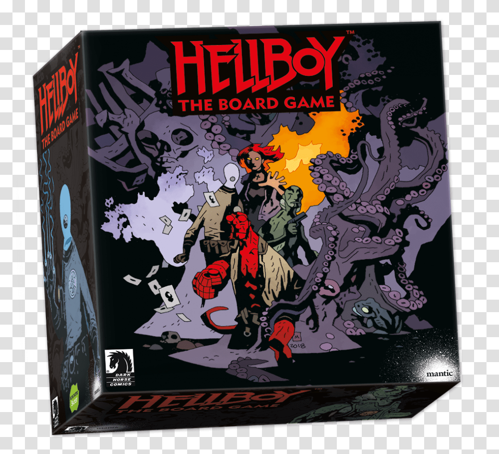 Blood And Iron Hd Download Hellboy Board Game Collector's Edition, Poster, Advertisement, Comics, Book Transparent Png